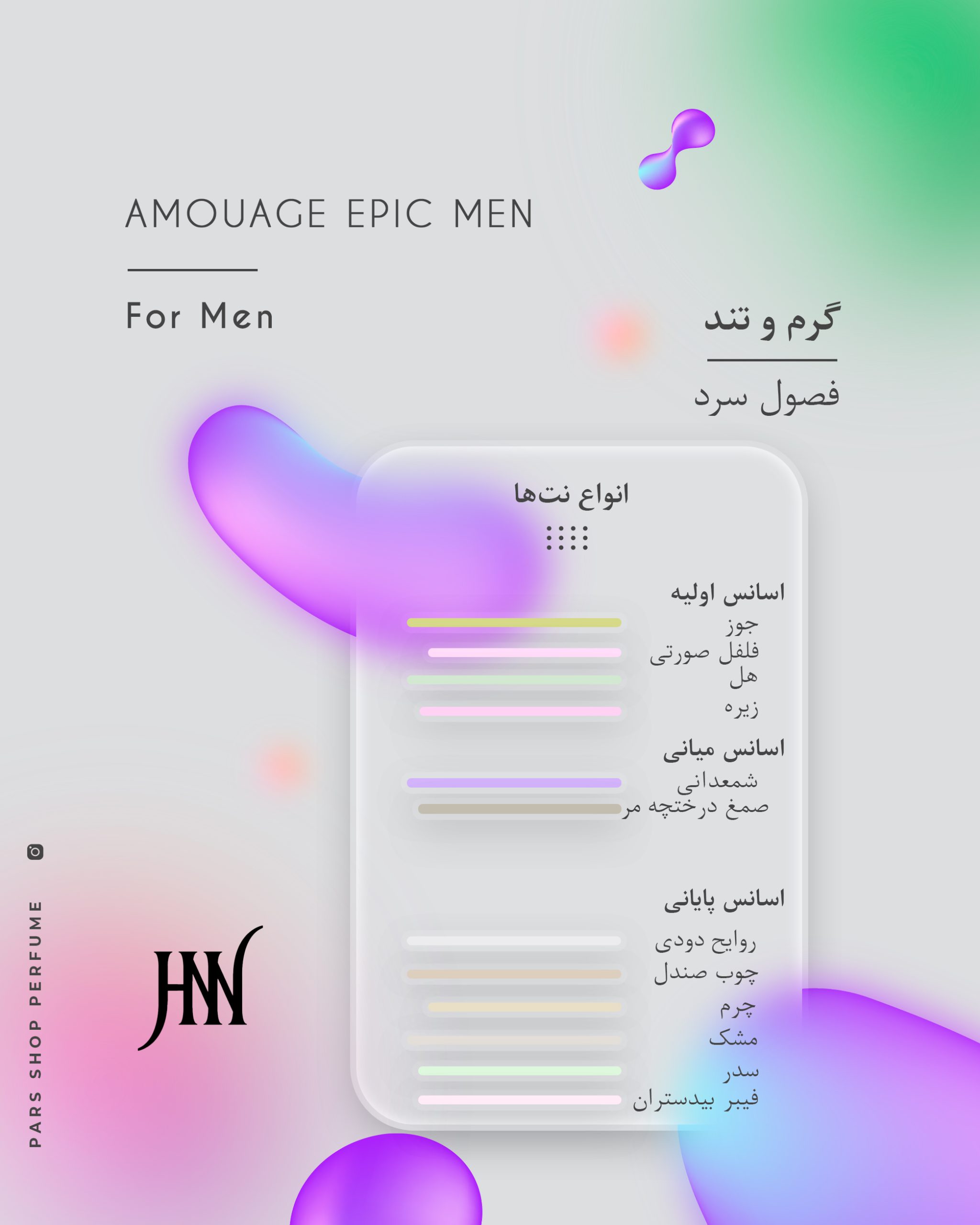 ادکلن آمواج اپیک 100 میل جانوین