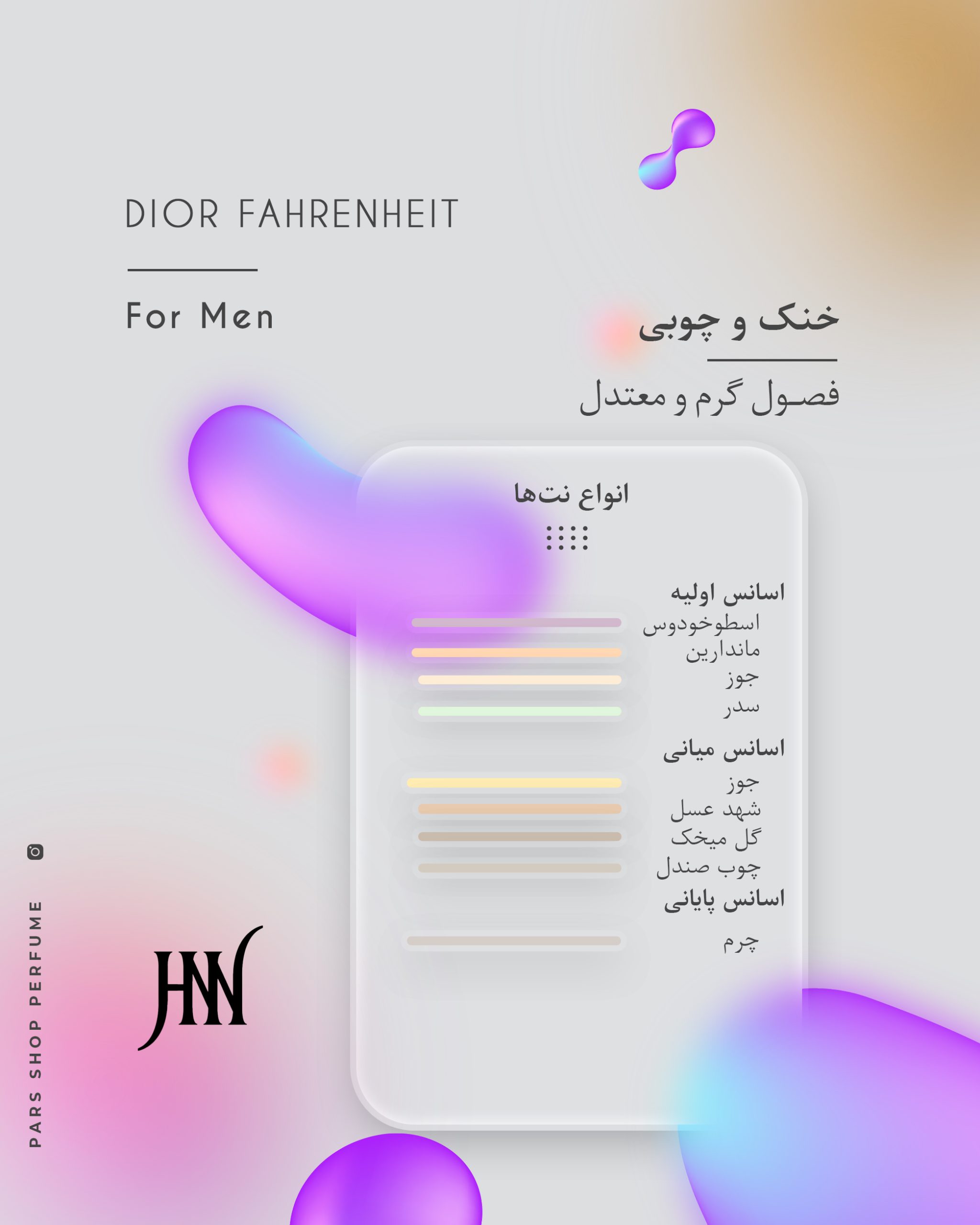 ادکلن دیور فارنهایت 100 میل جانوین