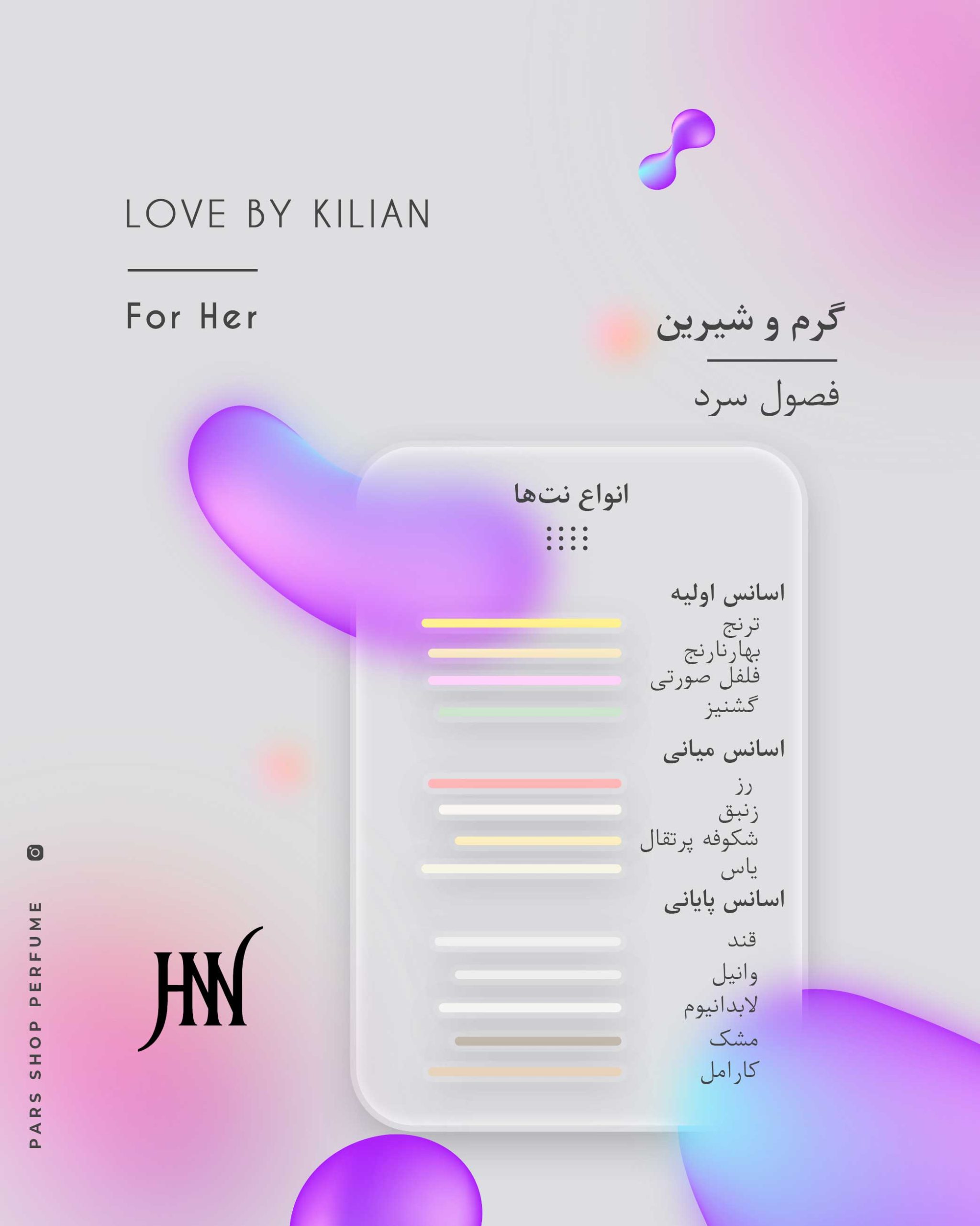 ادکلن لاو بای کیلیان 100 میل جانوین