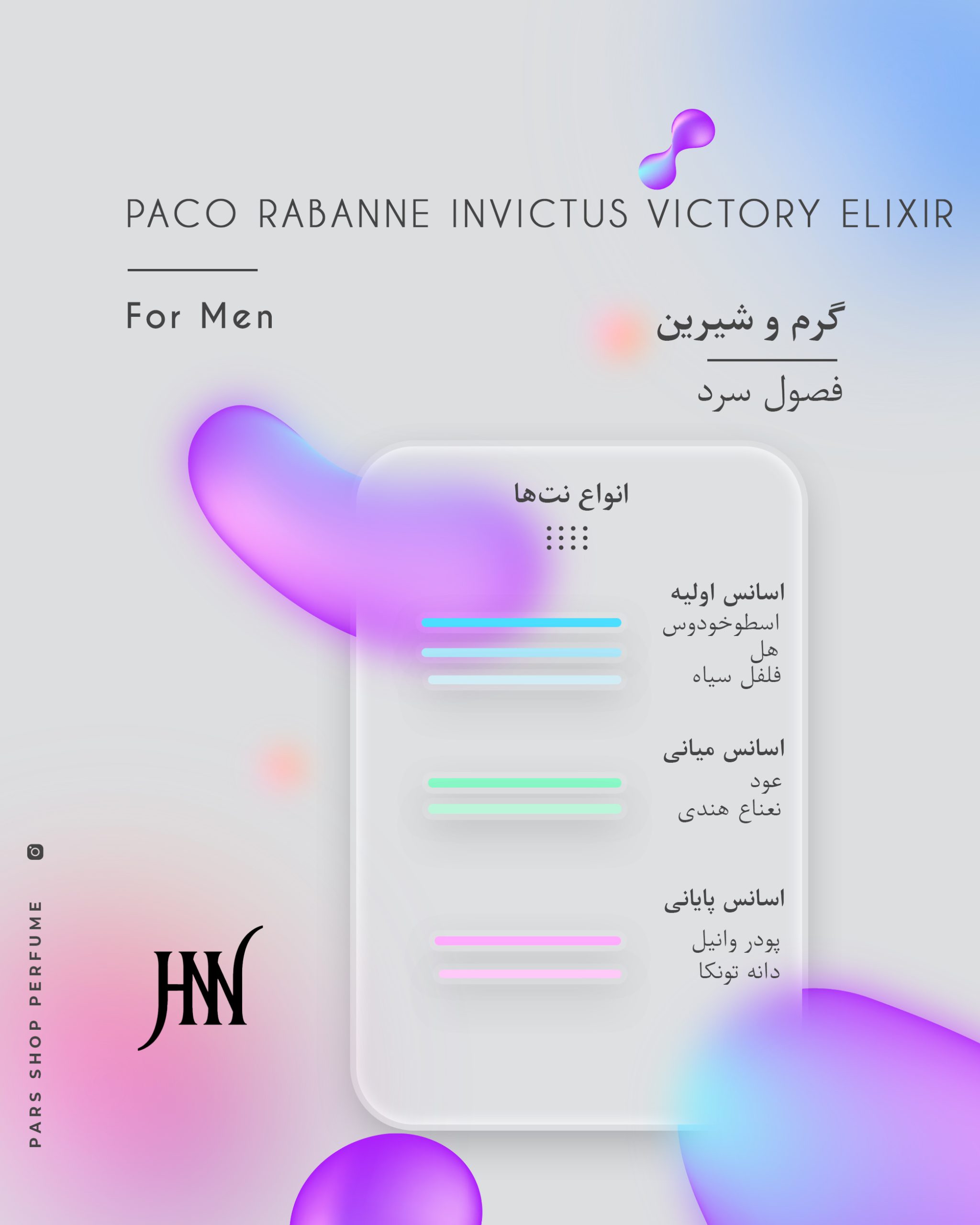 ادکلن پاکورابان اینوکتوس ویکتوری الکسیر 100 میل جانوین
