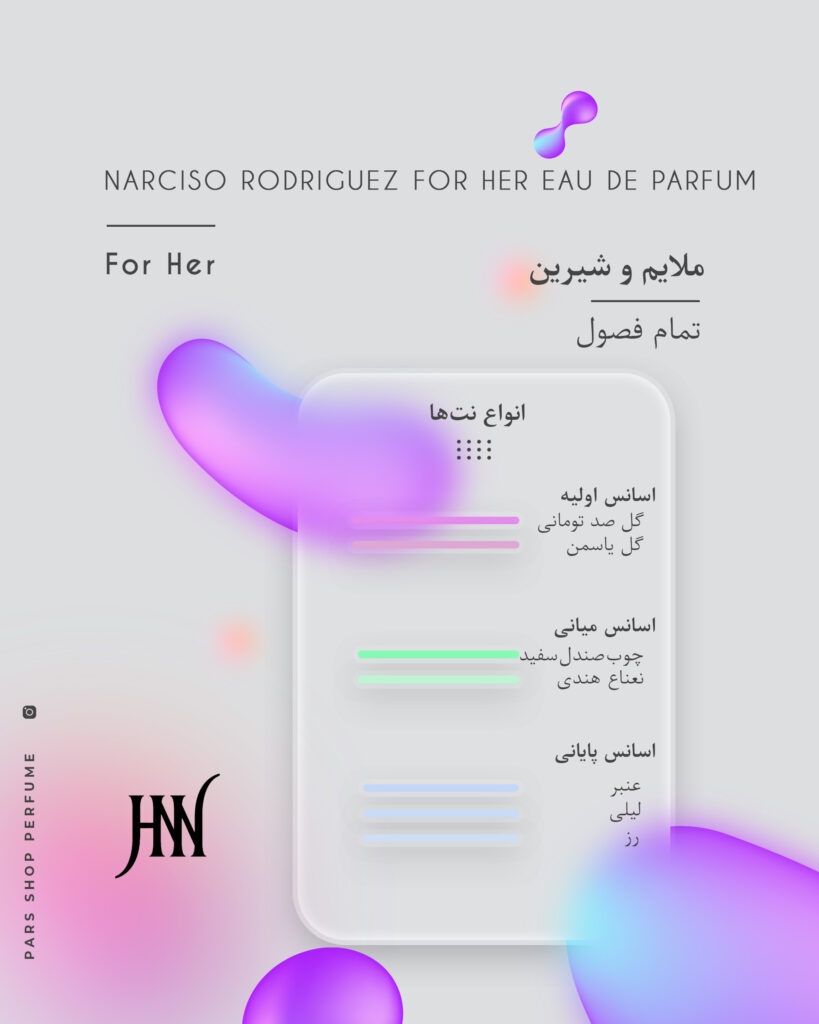 ادکلن نارسیسو رودریگز زنانه د پرفیوم صورتی 100 میل جانوین